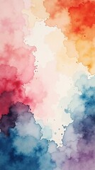 Wallpaper watercolor color full aesthetic