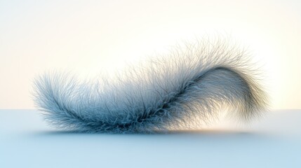 Delicate feather, soft and airy