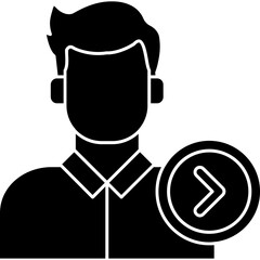 Obraz premium Next Icon