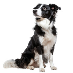 Fototapeta premium Cute pet dog, friendly pet, transparent background