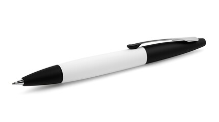 Pen on a white background for writing or notes