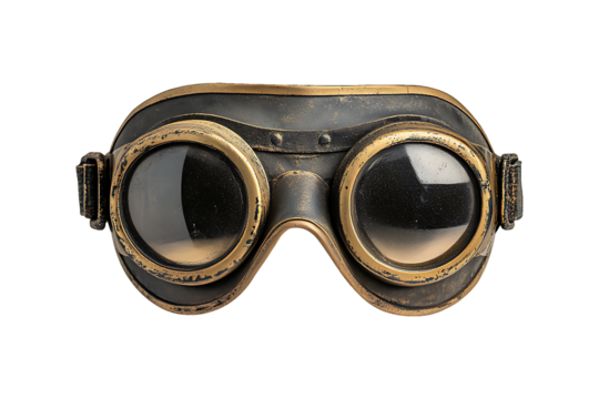 Dust Goggle Isolated on White and Transparent Background PNG Image.