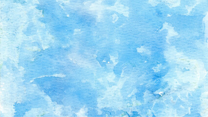 Abstract Light Blue Watercolor Background Texture