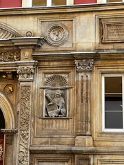 Obraz premium Old town building details, Wroclaw, Poland. 