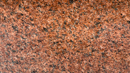 Red granite texture, background, close-up, details