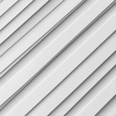 Fototapeta premium Abstract white diagonal panels creating a modern geometric pattern with subtle shadows and clean lines for a sleek design