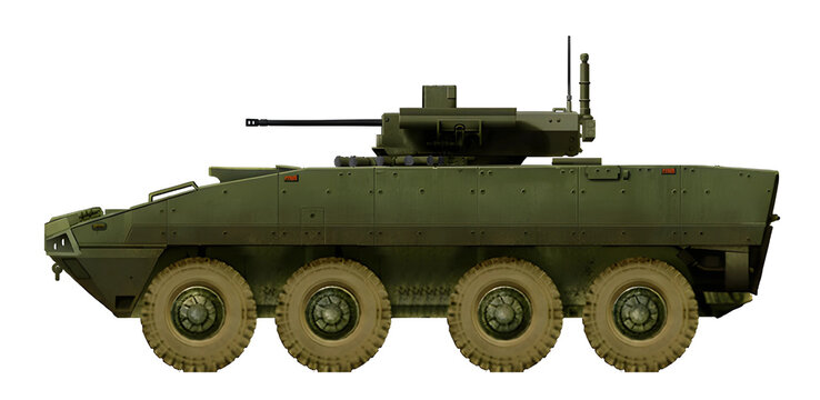 BTR-31A (The concept of a new armored personnel carrier based on the BTR-80, with the Epoch combat module)