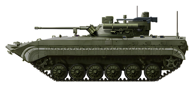 BMP-2M Berezok (BMP-2 modernization option, with the installation of the Berezhok combat module)