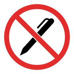No Pen Sign