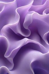 Obraz premium Ethereal Lavender Fabric Waves Abstract Backdrop Gentle Curves and Soft Texture Creates a Serene and Dreamy Visual with Subtle Light Play