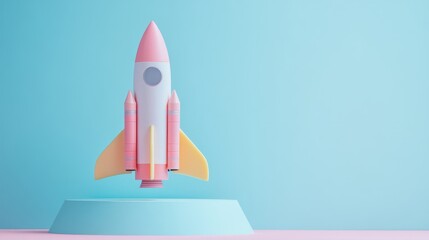 Space Pastel Pink Overview Text Blue Right Tiny Empty