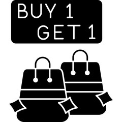 Buy one get one free Icon