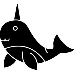 Narwhal Icon © 8bit