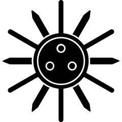 Obraz premium Urchin Icon