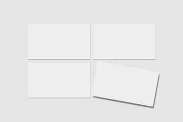 Blank Presentation Slide Mockup