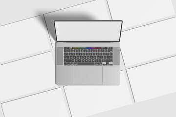 Blank Presentation Slide Mockup