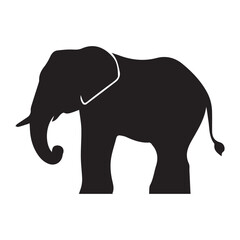 Giant Elephant Vector Art