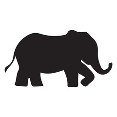Elephant Running Happily