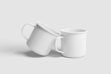 Blank Mug Mockup Two View