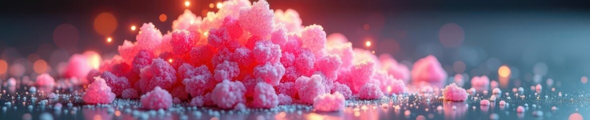 Pile of refined sugar crystals, intricate texture , delicious, pattern, detail