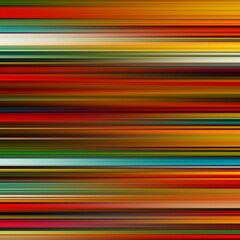 Obraz premium Dynamic horizontal motion blur featuring vibrant red, orange, and green hues.