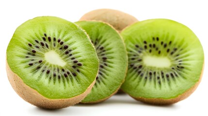 Fototapeta premium Juicy Sliced Kiwi Fruit Closeup Photography