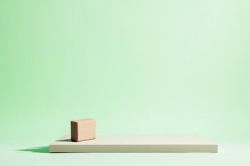 corporate video workstation featuring small business product on sleek neutral-colored surface placed against light