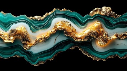 A seamless blend of royal teal and gold textures with delicate glowing accents.