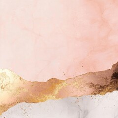 Elegant pink and gold marble texture with subtle patterns and glitter