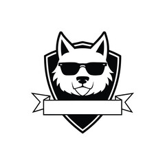 dog  icon vector illustration