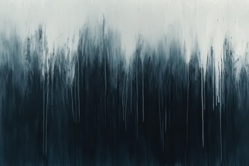 Fototapeta premium Abstract painting showcasing drips and color blending on a surface