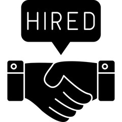 Hired Icon