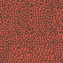 Abstract modern leopard seamless pattern. Animals trendy background. Color decorative vector stock illustration for print, card, postcard, fabric, textile. Modern ornament of stylized skin.