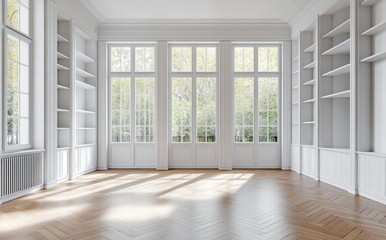 Obraz premium empty room with window