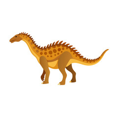 Europasaurus Dinosaur Illustration Vector Design
