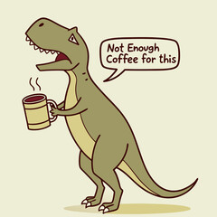 vector illustration of a dinosaur