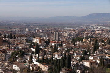 Obraz premium Granada city view