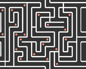 abstract maze, seamless background
