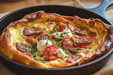 Savory Dutch Baby Recipe, delicious ,homemade.