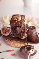 chocolate cake with nuts