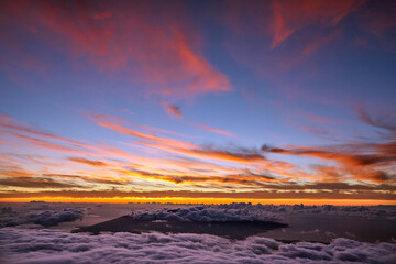 Obraz premium sunset in the clouds 