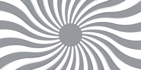 Geometric abstract black and dark cartoon, poster wallpaper. diagonal fabric radial summer sunshine  Modern seamless retro vintage burst sunrise sunbeam element spiral striped illustration 