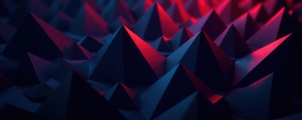 Intricate dark polygons, sharp angles, deep shadows, cosmos, pattern, futuristic