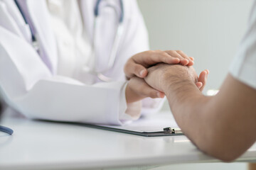 A young man suffering from erectile dysfunction seeks consultation with a specialist to identify...