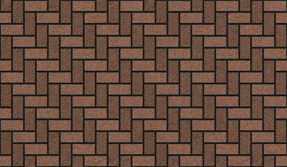 Background texture with interwoven brick pattern for architecture and games