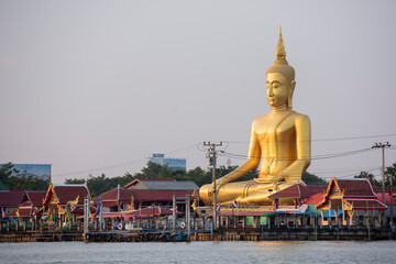 THAILAND NONTHABURI PAK KRET WAT BANGCHAK BUDDHA
