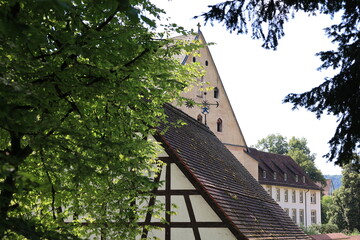 Blick in die Altstadt von Blaubeuren in Baden-Württemberg