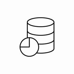 system database icon sign vector
