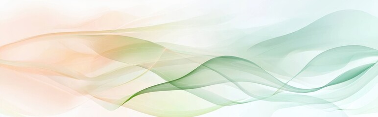 Elegant vector background with pastel flowing lines for fresh designs