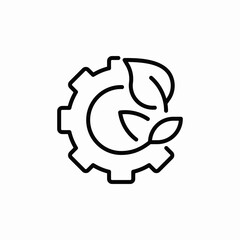 eco modification icon sign vector